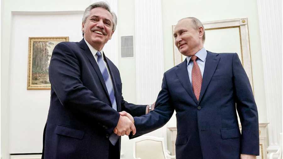 Alberto Fernández - Vladimir Putin