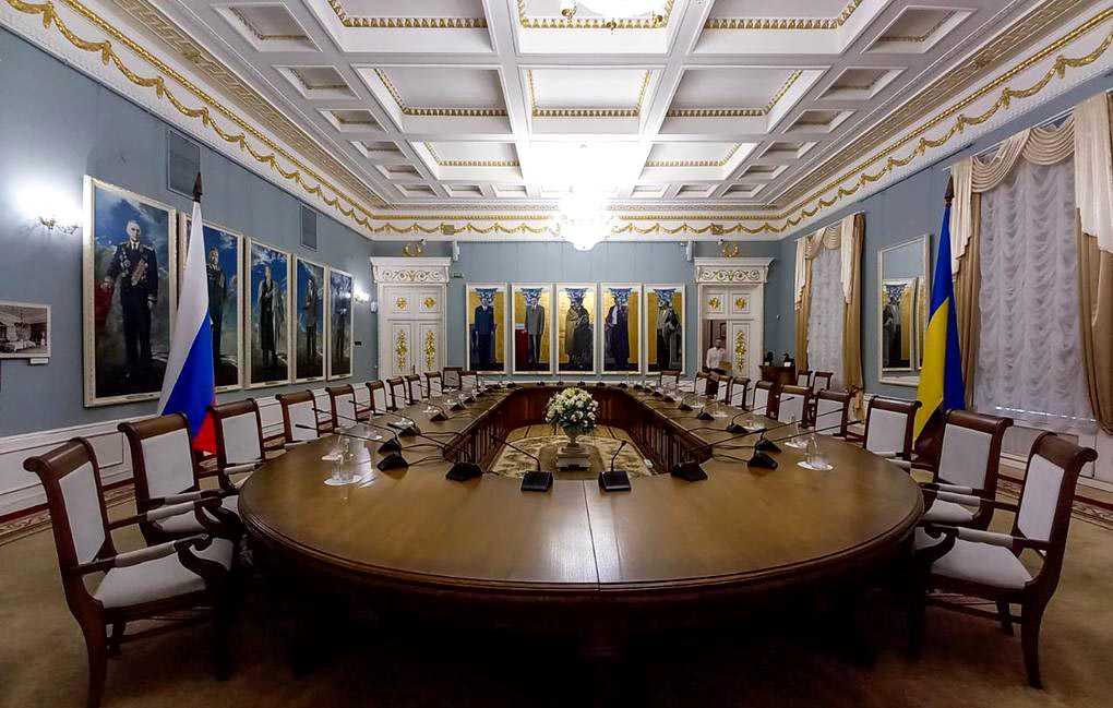 Rumyantsev-Paskevich Residence in Gomel where talks between Russia and Ukraine were to take place