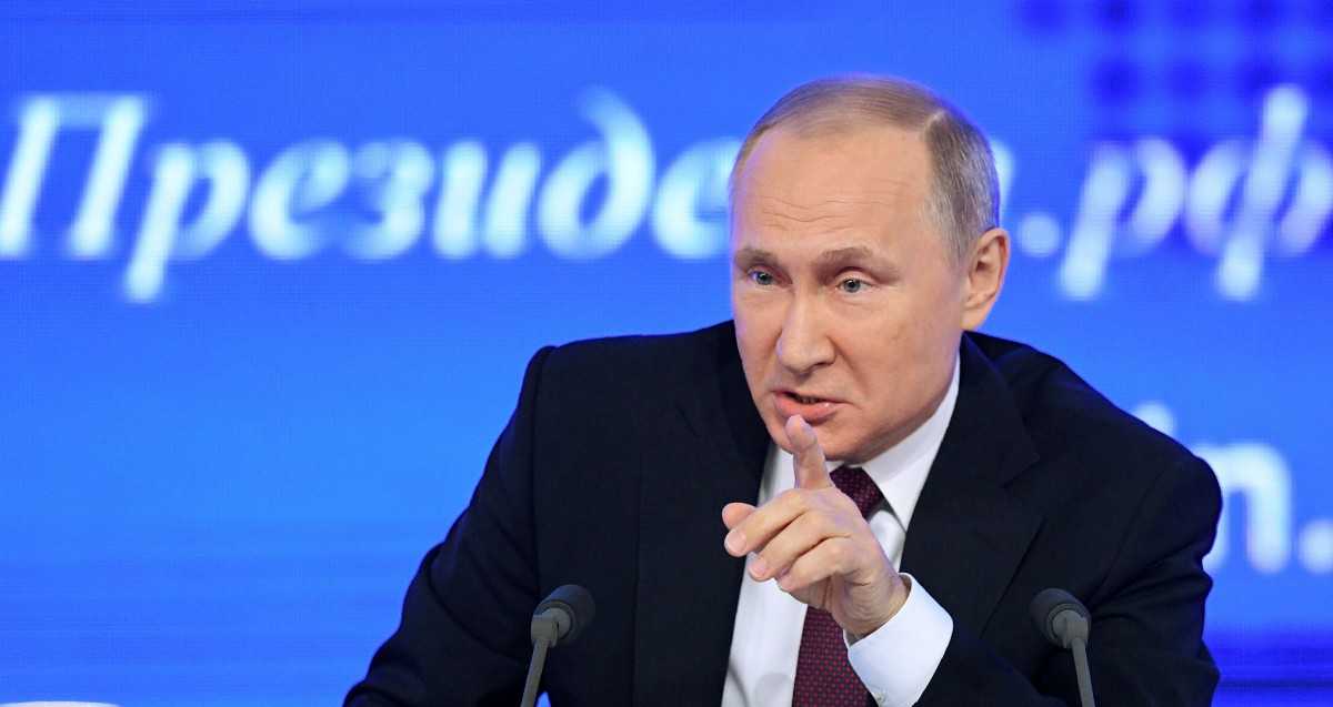 Putin enojado