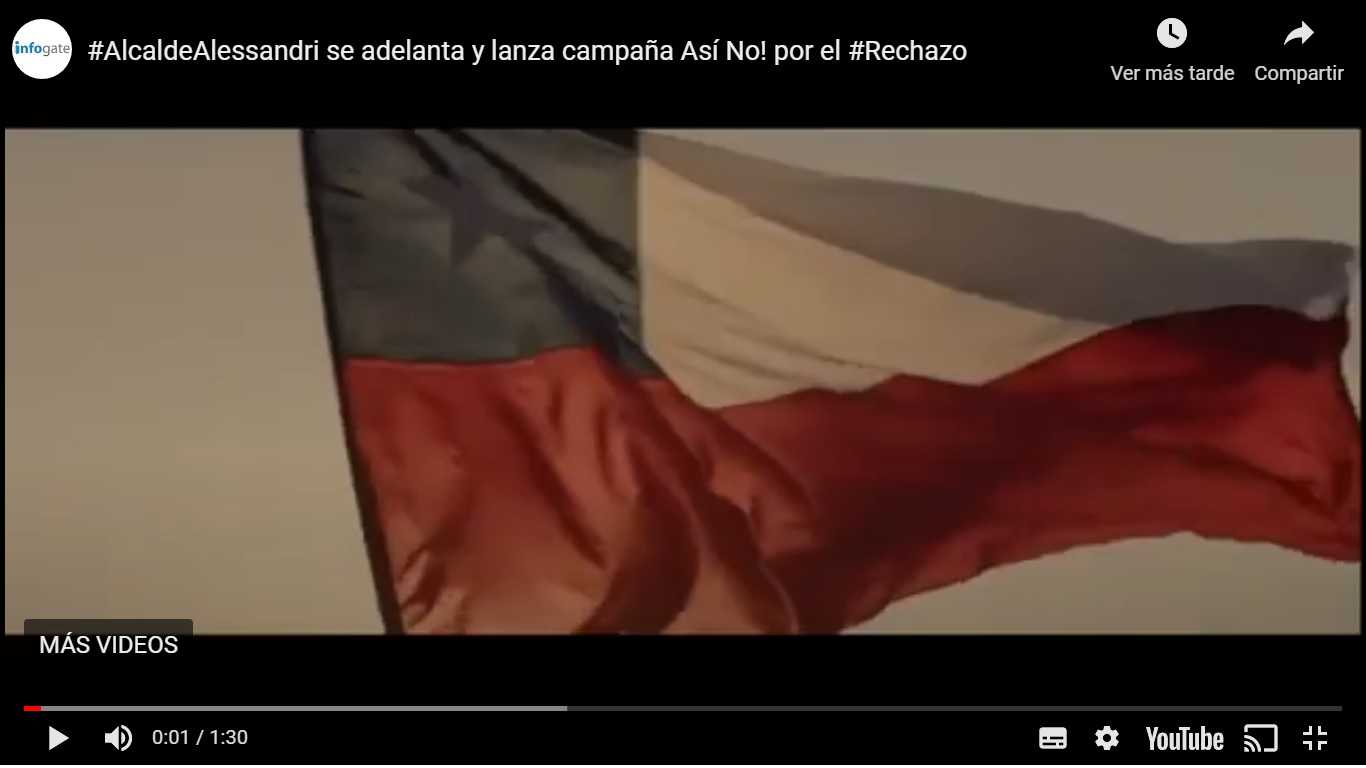 RECHAZO ALESSANDRI PANTALLAZO
