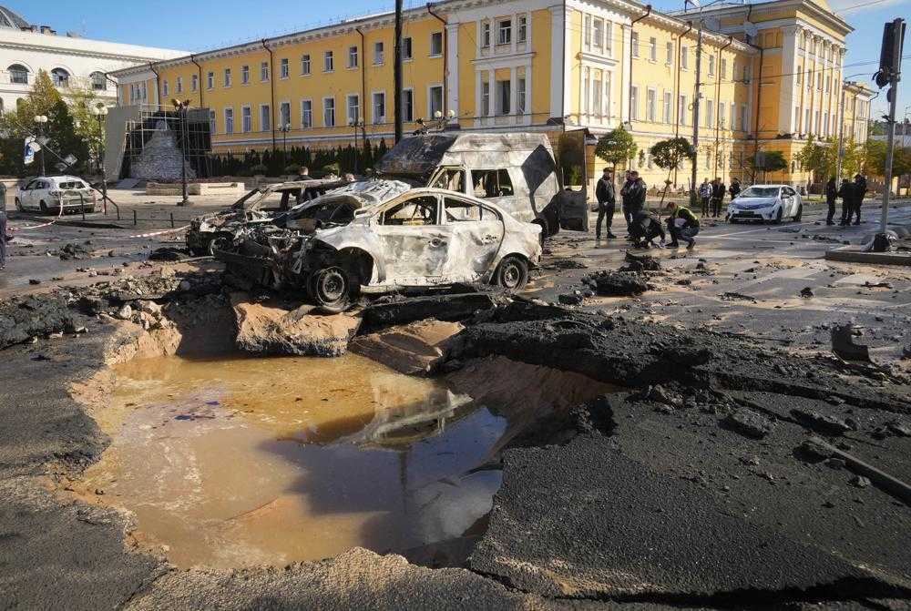 ataque ruso kiev10octubre2022