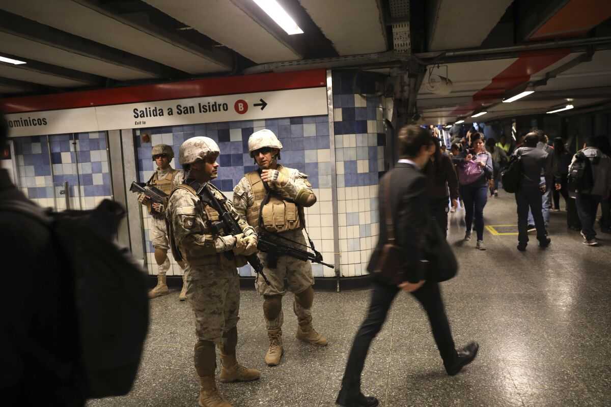 ejercitoenelmetro