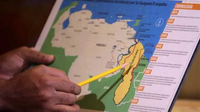 Mapa Esequibo