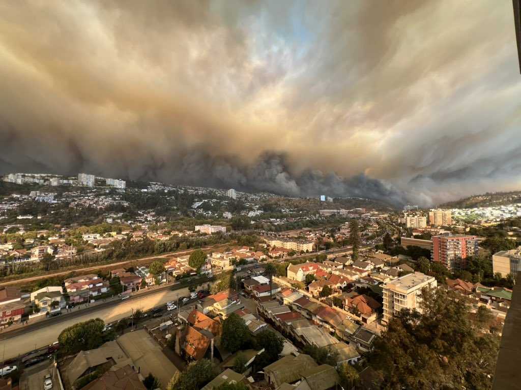 incendios forestales valparaíso
