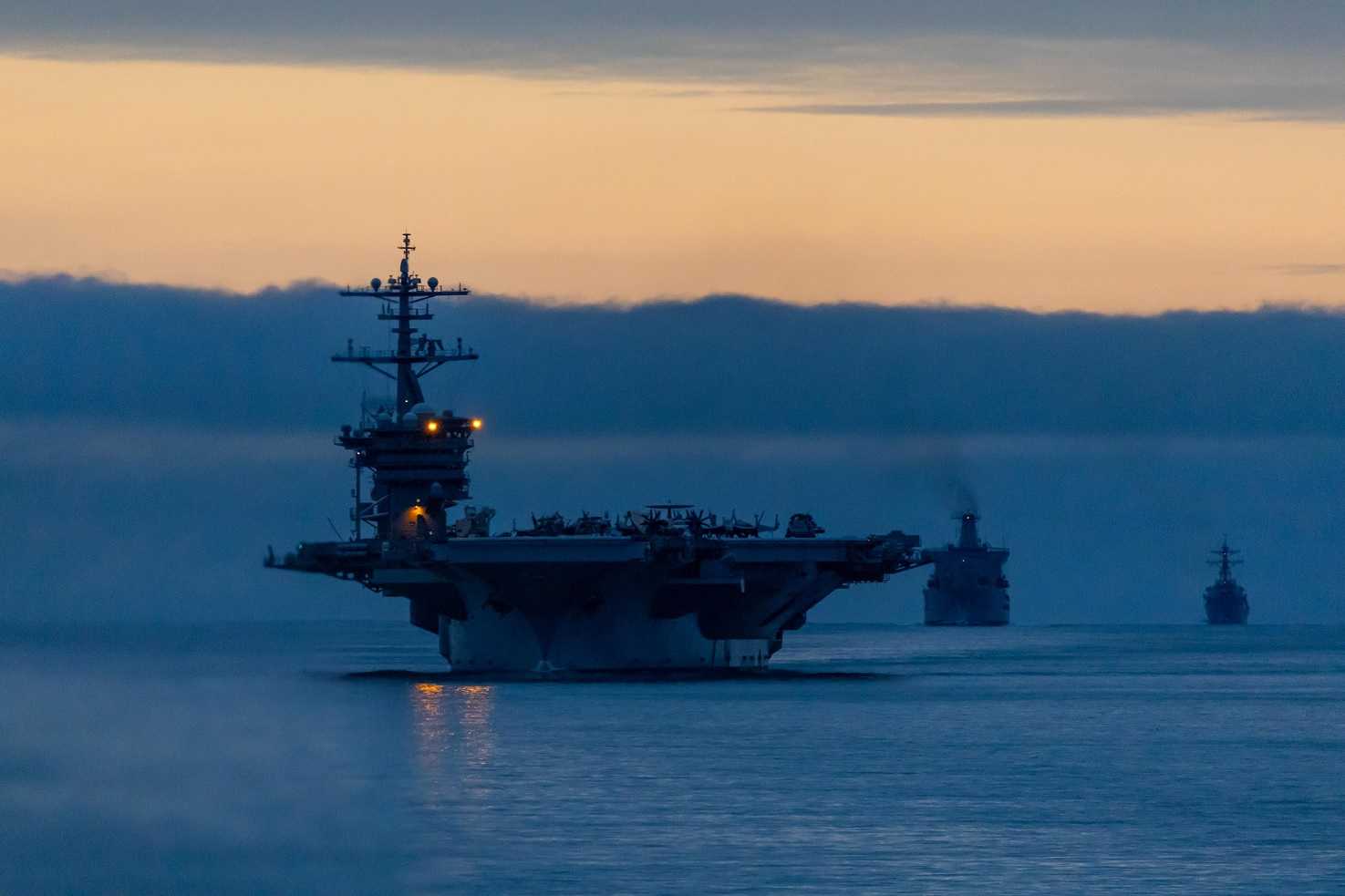 USS George Washington Estrecho de Magallanes 04-06-2024