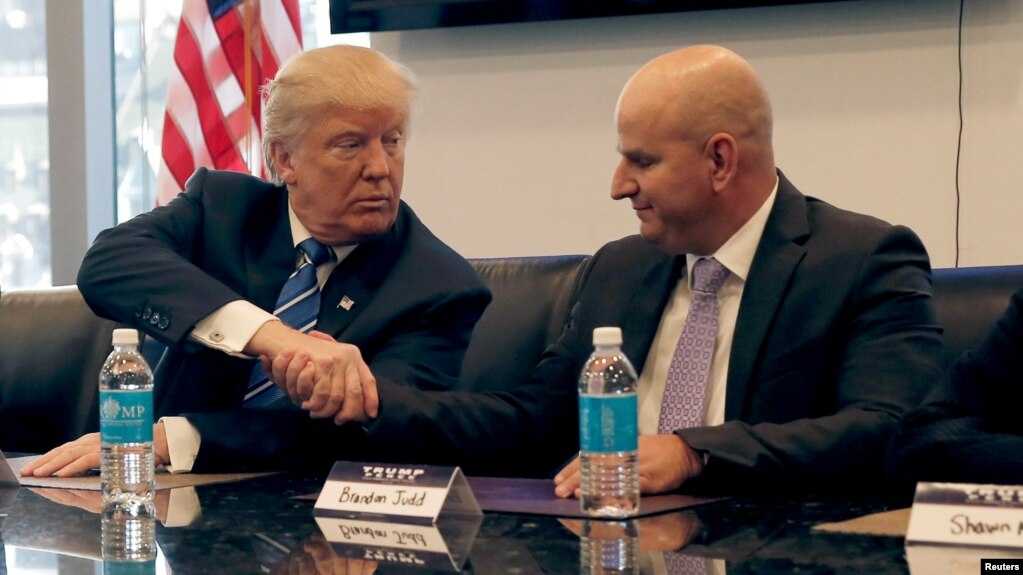 Donald Trump y Brandon Judd Foto Reuters