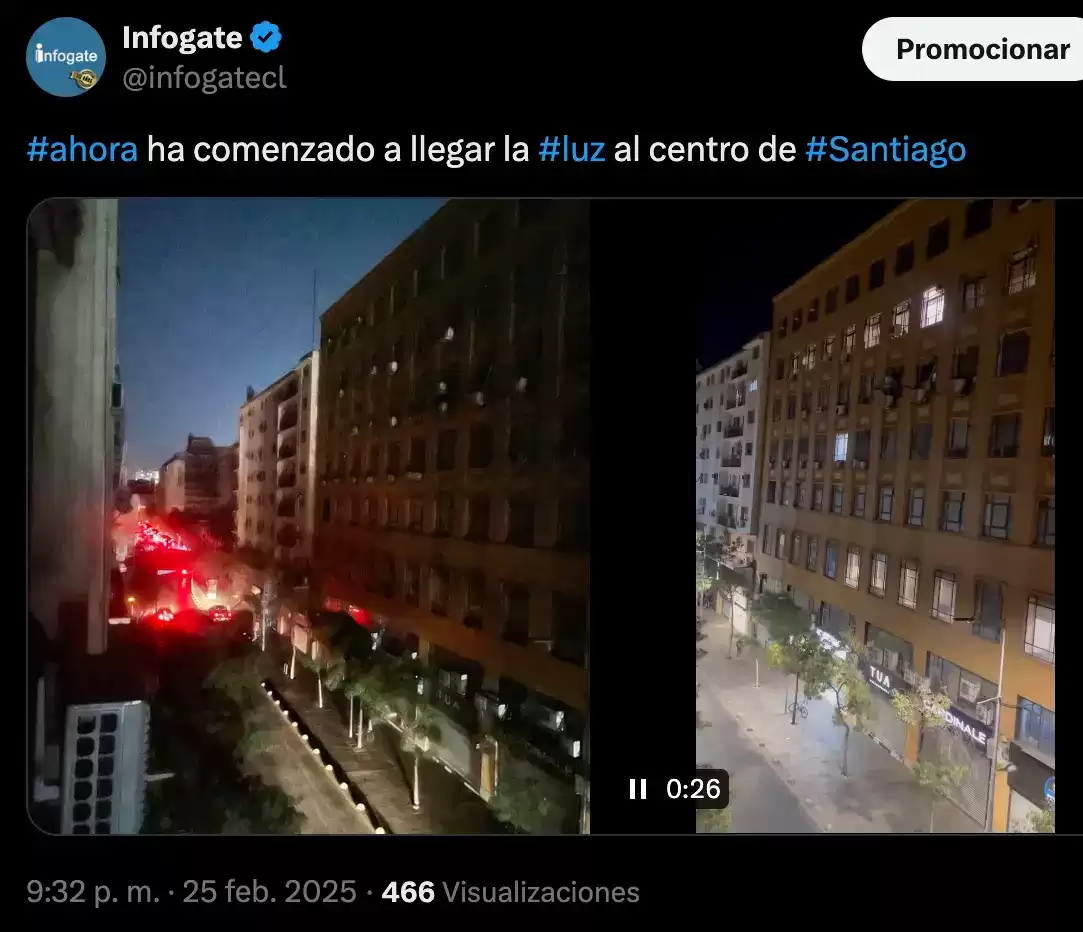 llego la luz