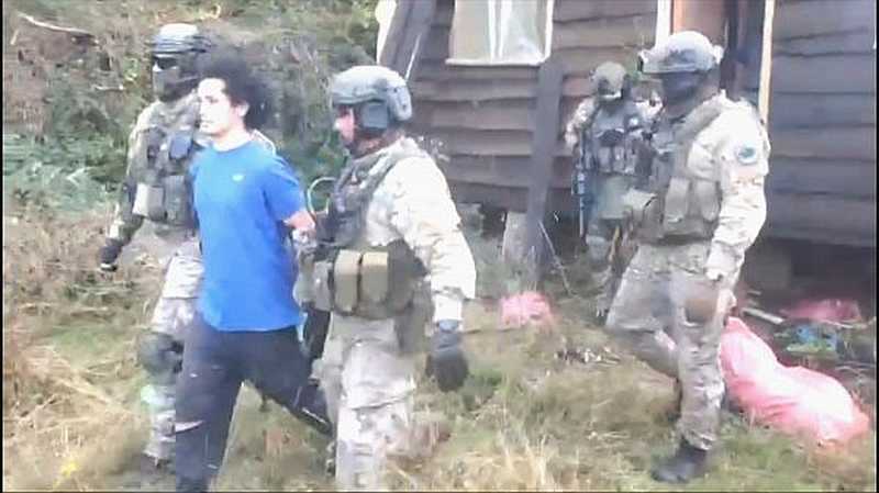 Detención mapuche