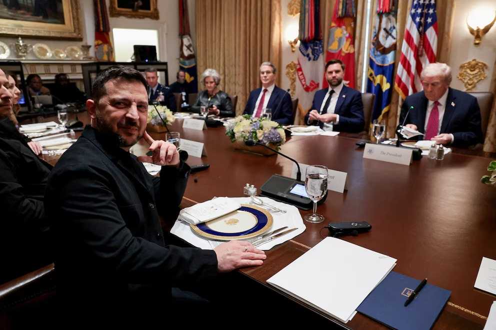 Reunión de Presidentes de Ucrania, Volodymyr Zelensky, y Estados Unidos, Donald Trump (Foto Reuters Archivo)