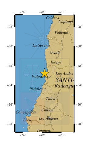 Sismo de 6 grados sacude la región de Valparaíso y Metropolitana