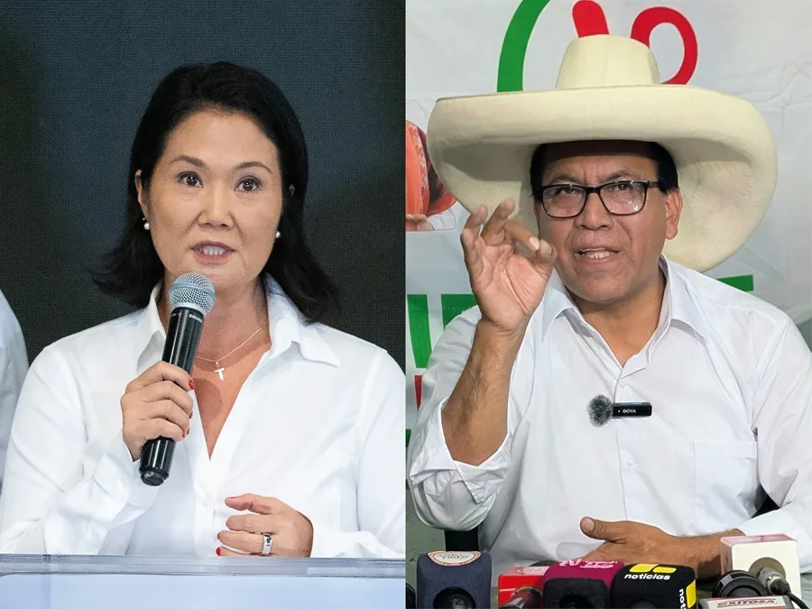 Perú concluye el escrutinio de las elecciones y confirma la segunda vuelta entre Keiko Fujimori y Roberto Sánchez