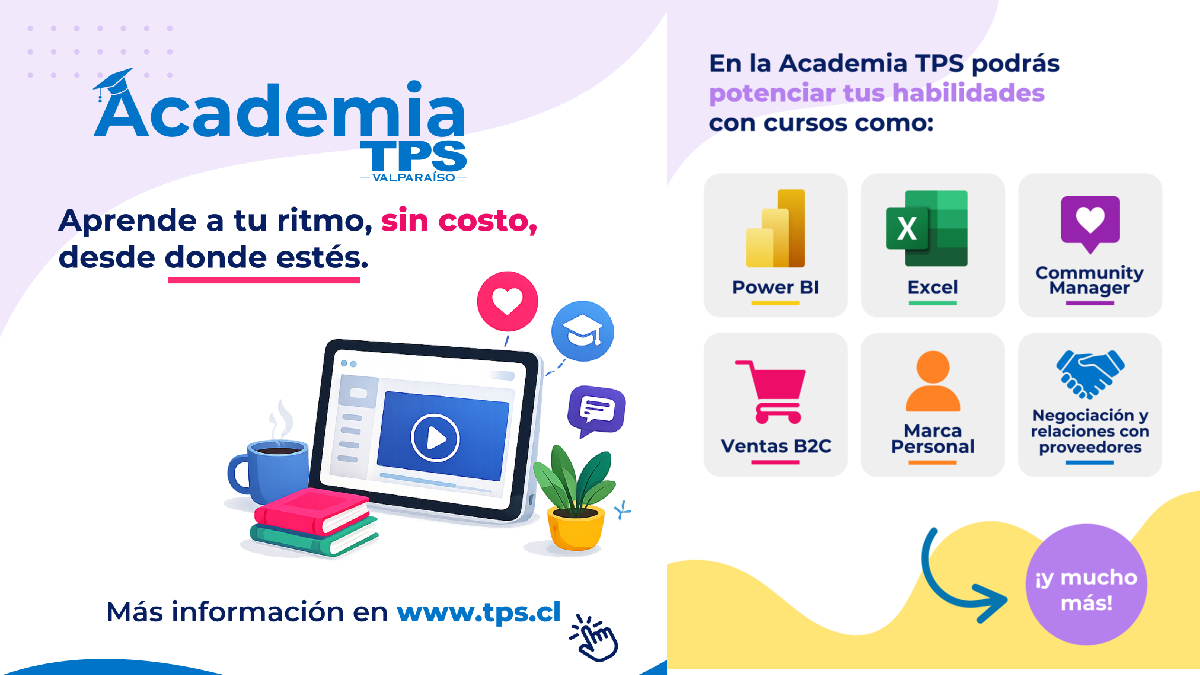 TPS lanza Plataforma de Capacitación Gratuita abierta a toda la comunidad