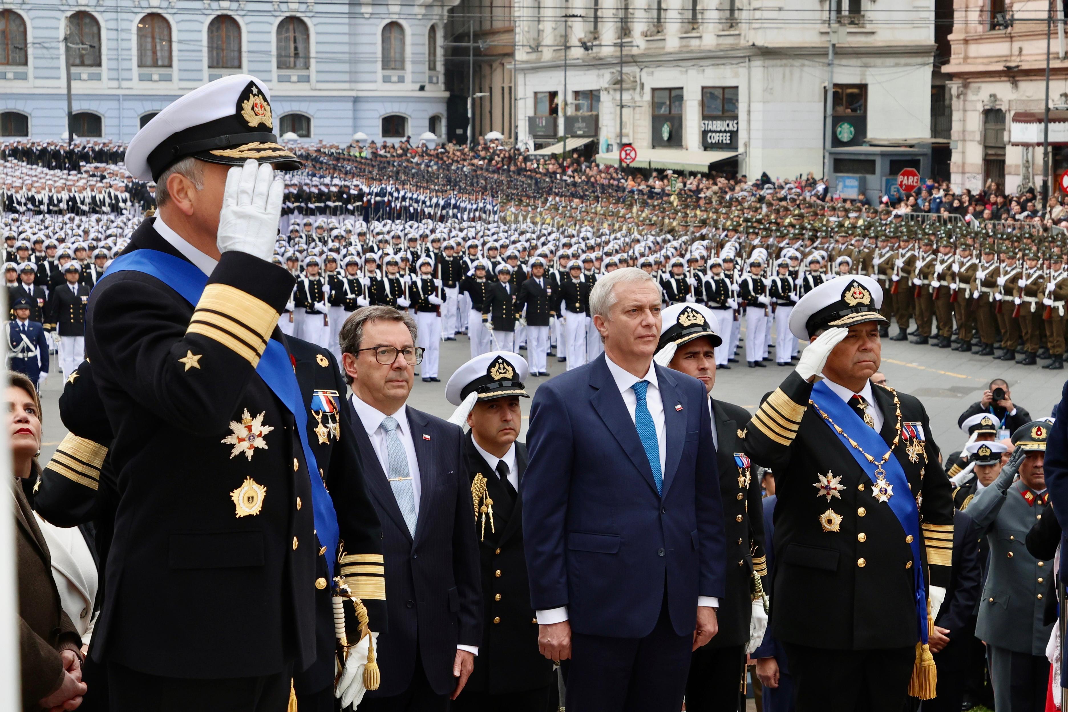 Pdte Kast encabeza su primera conmemoración del día de las Glorias Navales