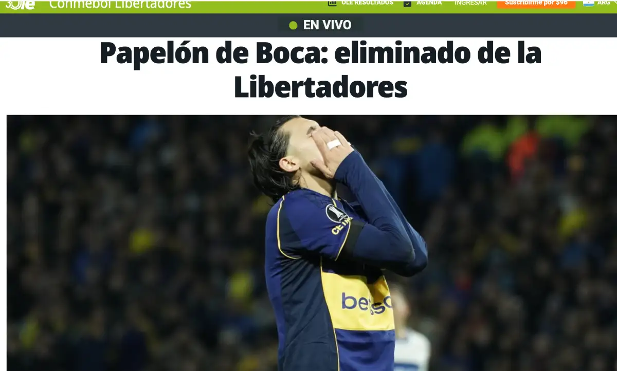 La UC hace historia en la "bombonera": Le gana a Boca y lo dejó fuera de la Libertadores