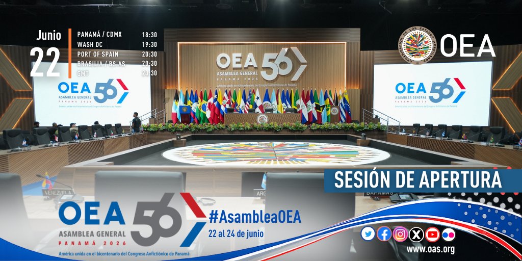 Canciller en Asamblea General de la OEA llama a fortalecer seguridad regional y obtener apoyos para candidatura de Chile para Tratado del Mar
