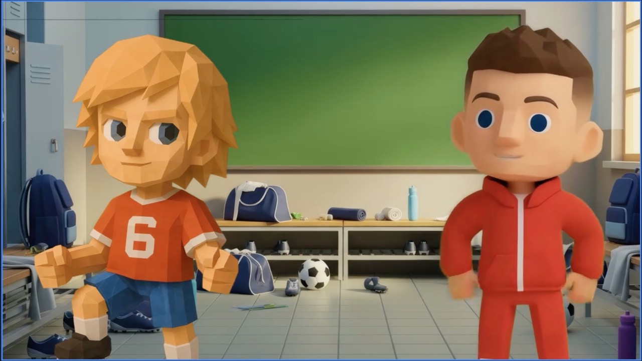 Serie animada de fútbol transforma el colegio en una "cancha" para enseñar liderazgo y convivencia