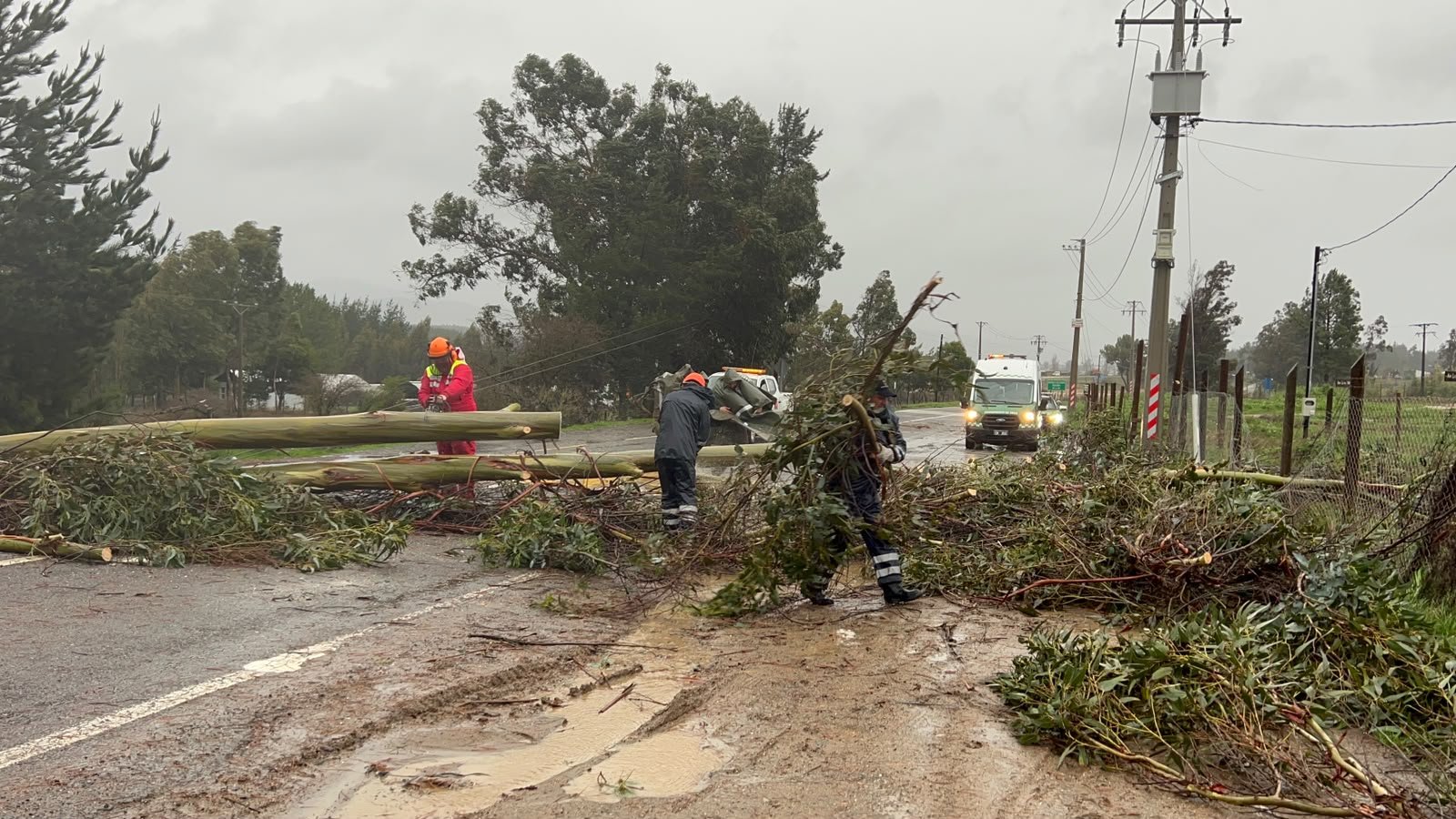 Sistema frontal deja damnificados, albergados, afectación de viviendas y cortes de caminos