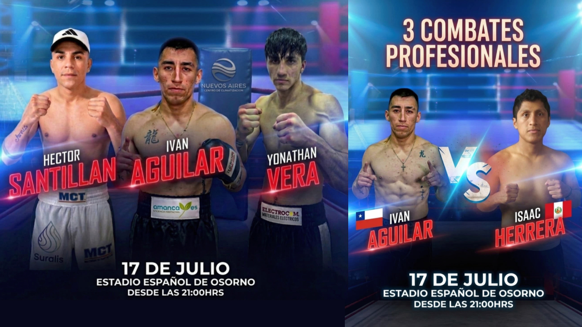 El boxeo profesional vuelve a sacudir Osorno este viernes