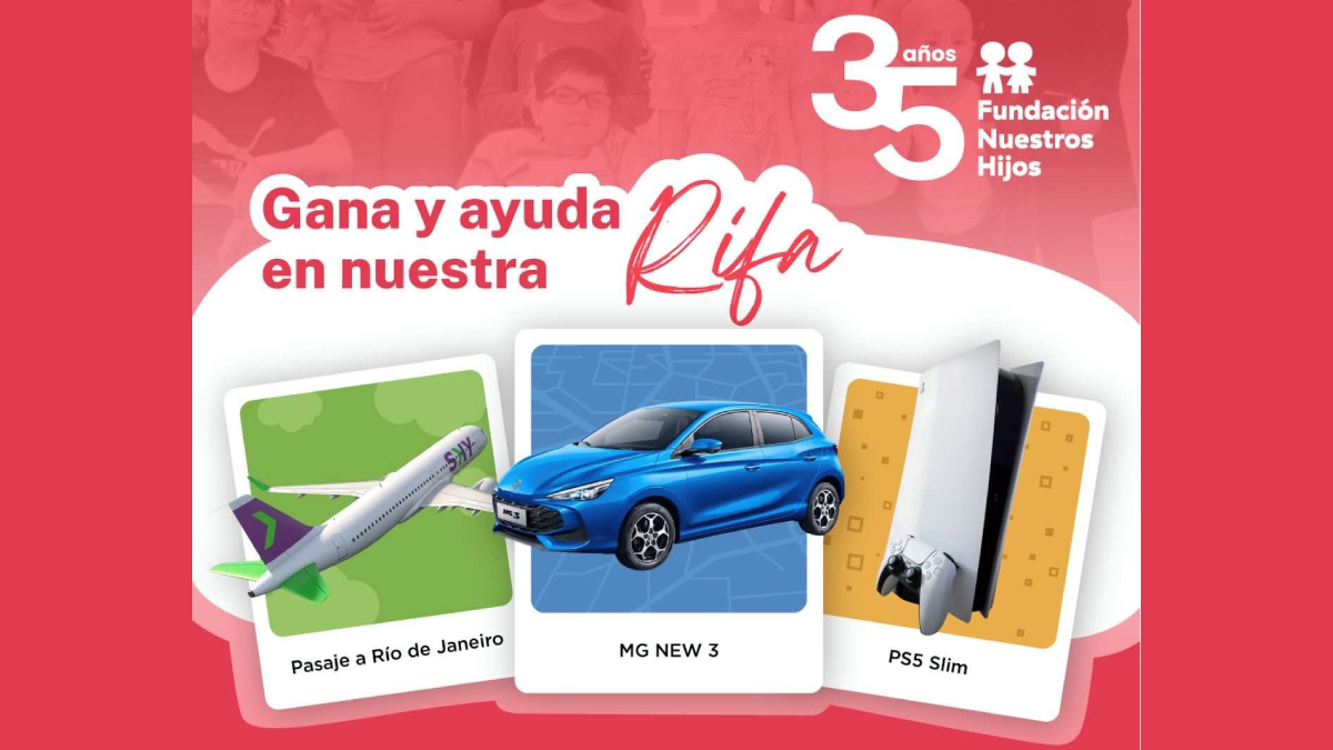 Fundación Nuestros Hijos celebra 35 años lanzando su Gran Rifa 2026 para seguir apoyando a niños con cáncer y sus familias