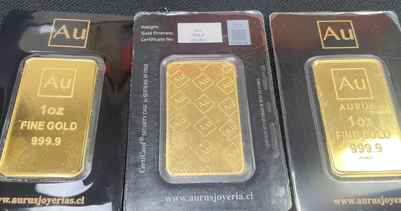 ORO tras meses de mantenerse en US$ 4 mil la onza BAJA