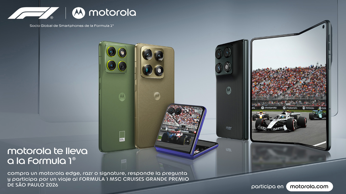 Motorola te lleva a la Formula 1®: cómo participar por un viaje a Brasil