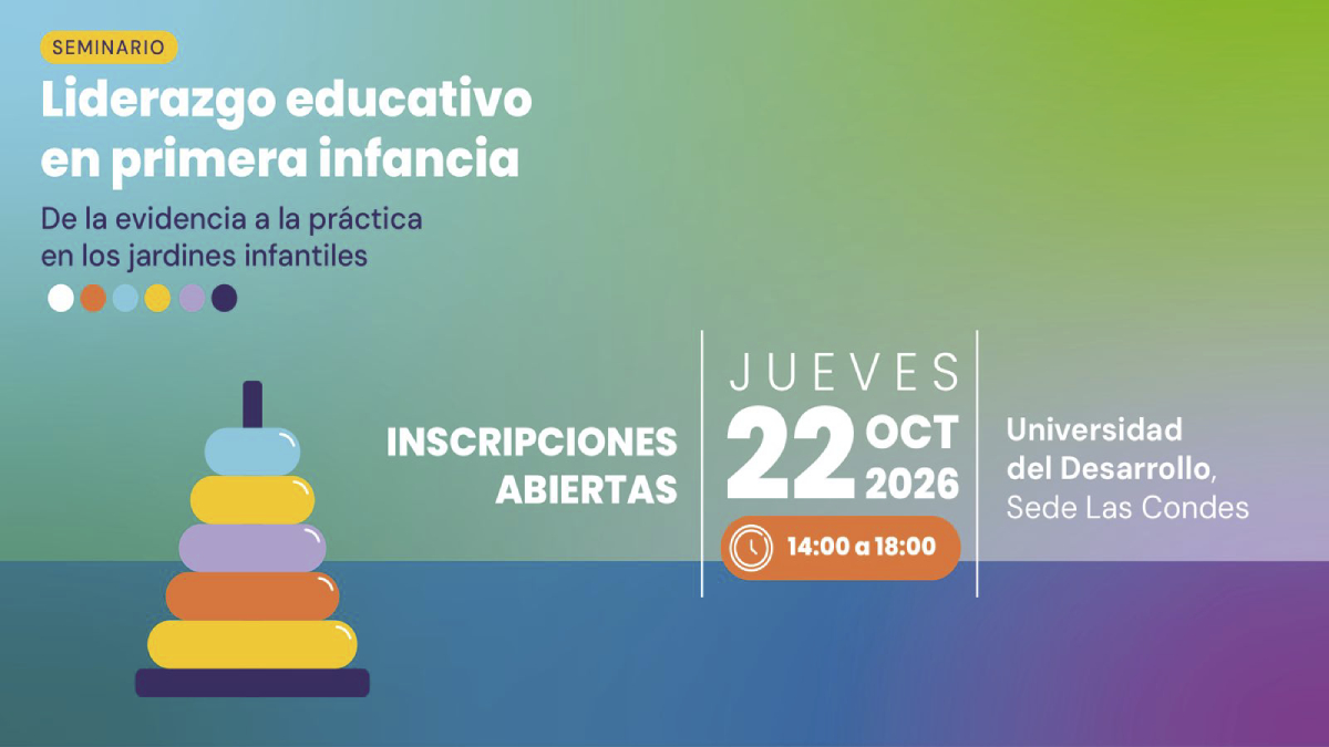 Liderazgo en jardines infantiles: seminario gratuito abordará claves para fortalecer la educación parvularia