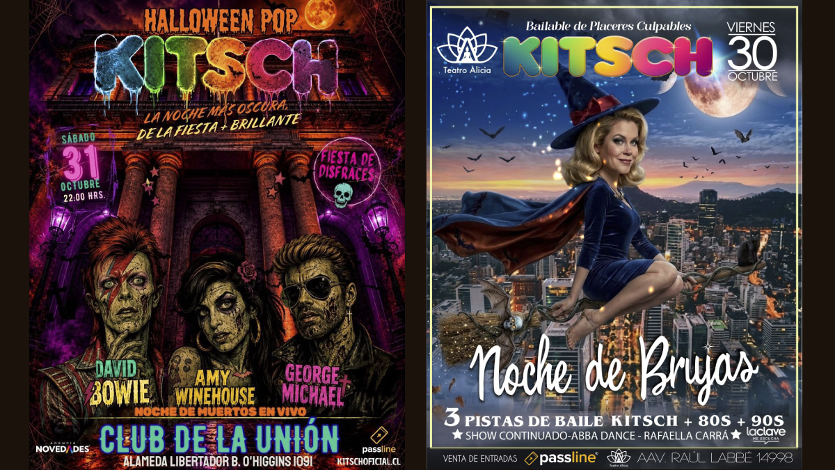 Brujas, divas y muertos que bailan en el doble Halloween de Kitsch